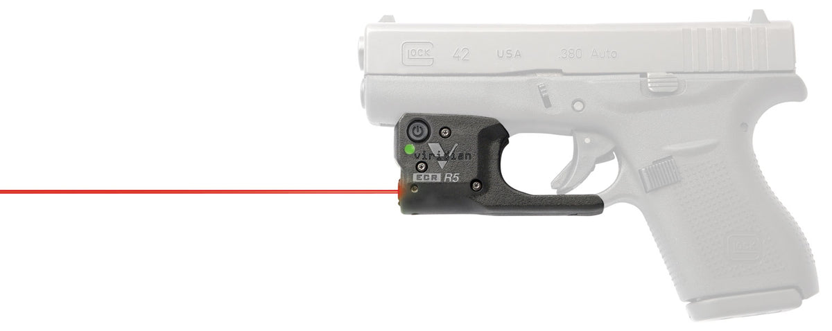 Glock 42 Red Laser Sight Viridian Reactor R5-R R5RG42 Trigger Guard Mount