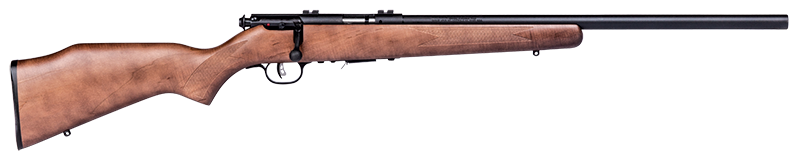 Savage Arms 96701 93R17 GLV Full Size 17 HMR 5+1 21" Matte Black Heavy Varmint Barrel, Matte Black Drilled & Tapped Carbon Steel Receiver, Satin Hardwood Fixed Stock, Right Hand