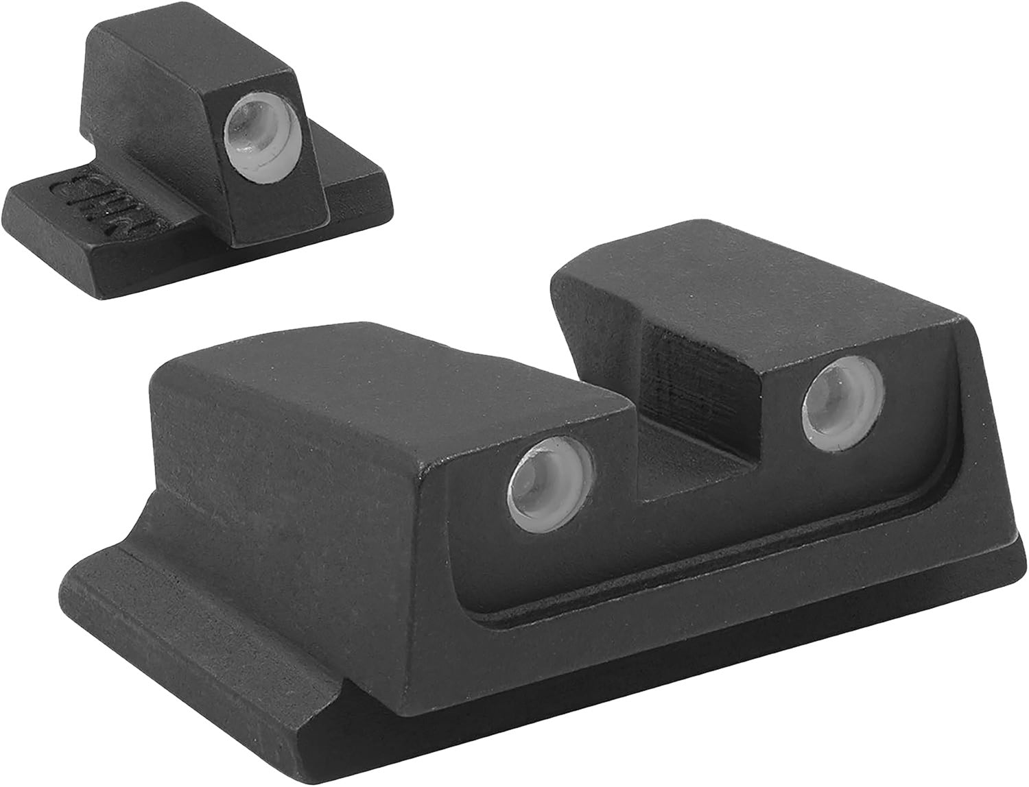 Meprolight Tru-Dot Fixed Night Sight Green Tritium White Outline for Smith & Wesson M&P Non Optics Ready Models