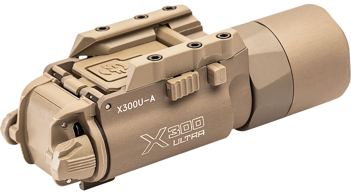 SureFire X300UATN Ultra Tan 1,000 Lumens Rail-Mount Tactical WeaponLight