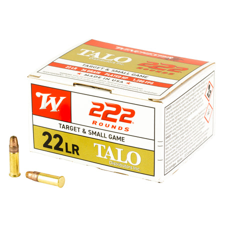 Winchester TALO .22 Long Rifle 36 grain Copper Plated Hollow Point ammunition