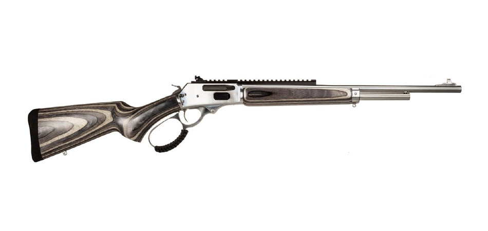 Rossi 953030209LW R95 30-30 Win 5+1 20" Stainless Steel Barrel, Matte Stainless Picatinny Rail Steel Receiver, Gray Fixed Laminate Stock