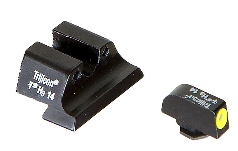 Trijicon 600545 Tritium HD Night Sight Set Yellow Front Outline for Glock 20/21 Large Frame Pistols