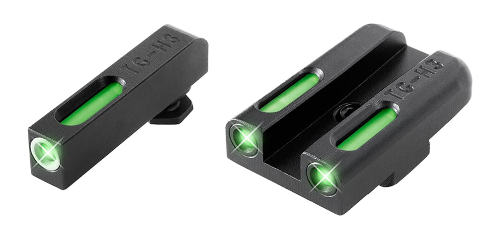 TruGlo TG13GL3A TFX Tritium Fiber Optic Night Sight Set Glock 42/43 Series Post Mount
