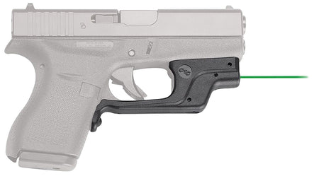 Crimson Trace LG-443 Glock 42/43 Laserguard Green Laser Sight Black Polymer