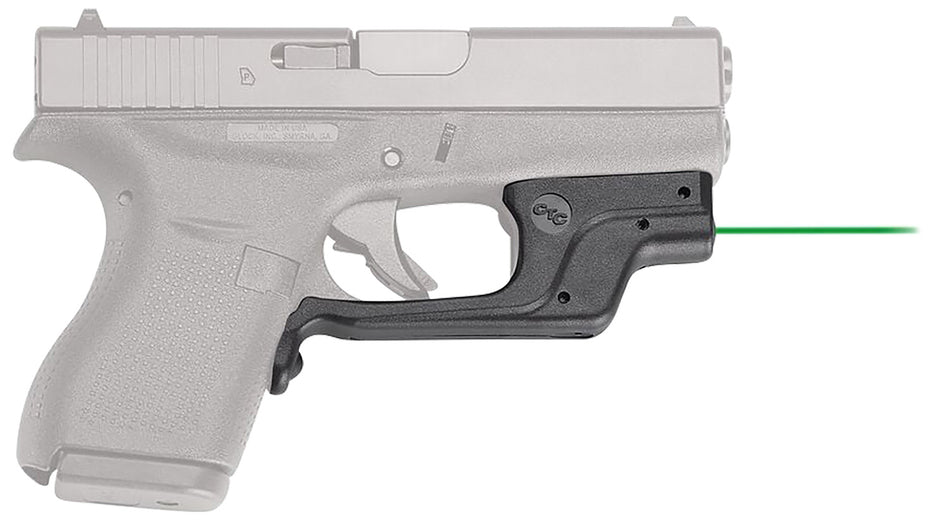 Crimson Trace LG-443 Glock 42/43 Laserguard Green Laser Sight Black Polymer