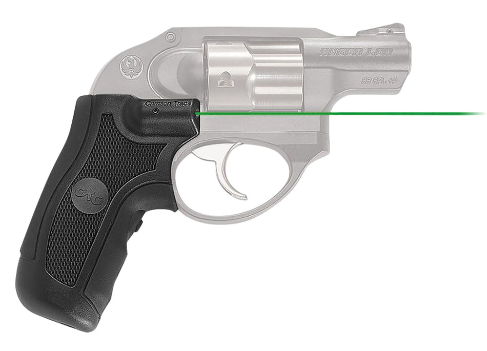 Crimson Trace Lasergrips 0145301 Ruger LCR / LCRx Green Laser Black Polymer Grip