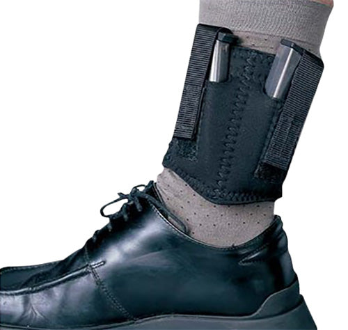 DeSantis Gunhide N81BJZZZ0 Ankle Double Magazine Pouch Neoprene Black Ambidextrous 9mm 40 Cal