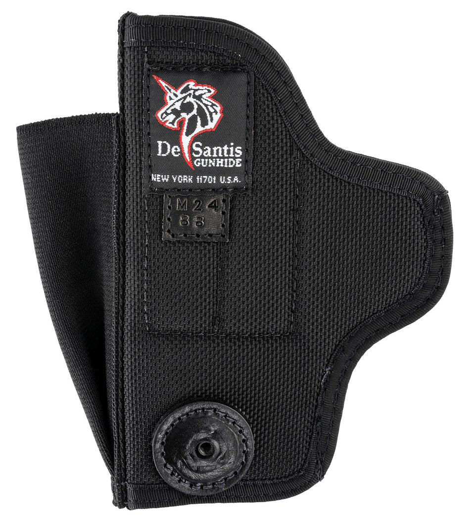 DeSantis Tuck-This II IWB Black Ballistic Nylon Tuckable Holster Compatible with Ruger LC9 Glock 42 Colt Officer Ambidextrous