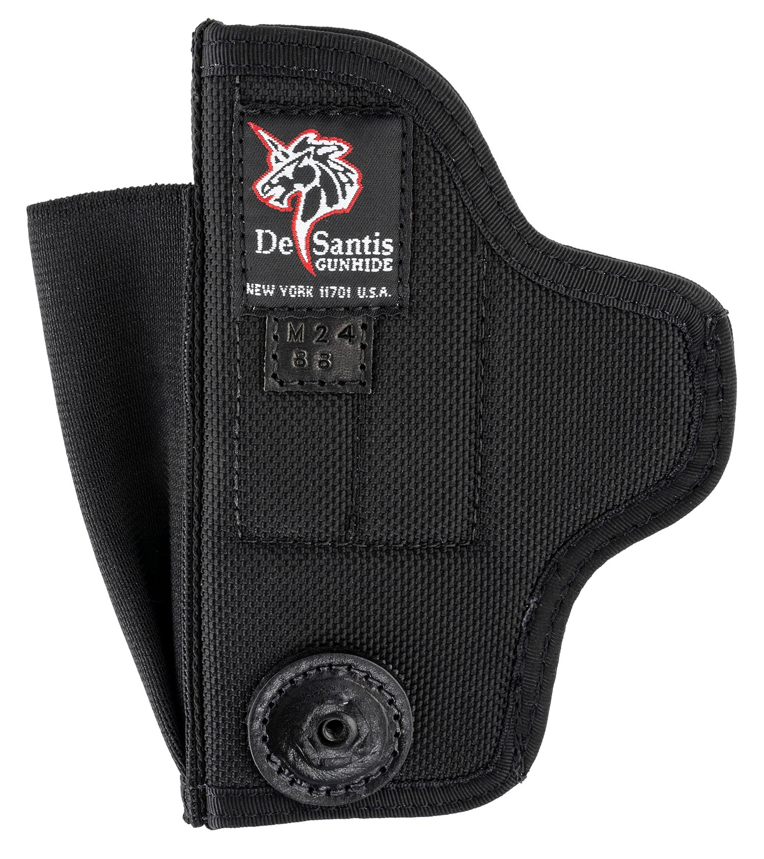 DeSantis Tuck-This II IWB Black Ballistic Nylon Tuckable Belt Clip Holster Glock 26/27 Ambidextrous