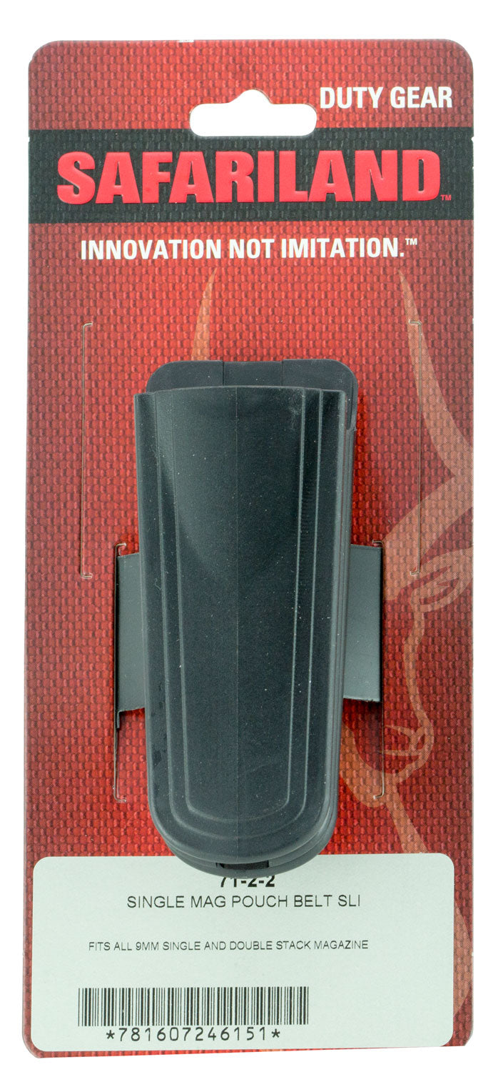 Safariland 7122 Double Mag Pouch Slide Mount Black Polymer 1.50"-2.25" Belt Width