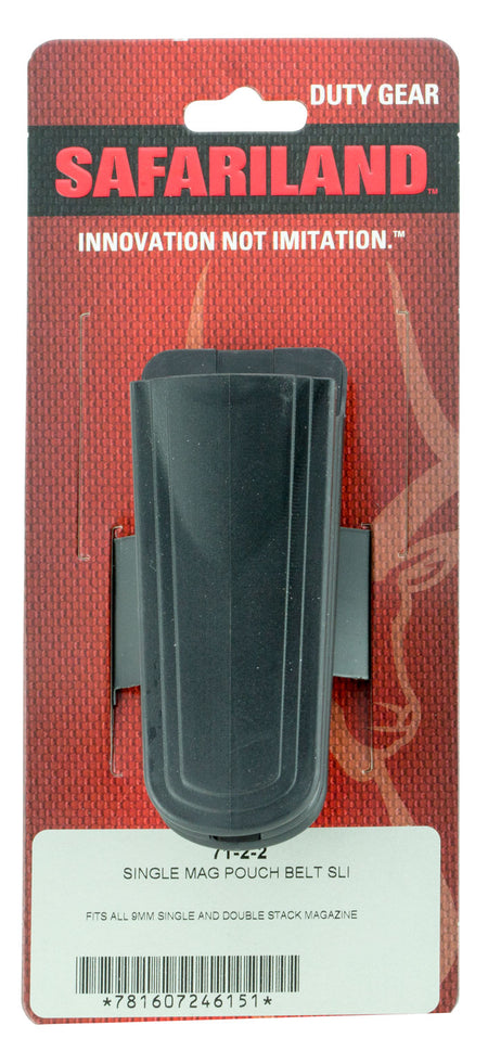 Safariland 7122 Double Mag Pouch Slide Mount Black Polymer 1.50"-2.25" Belt Width