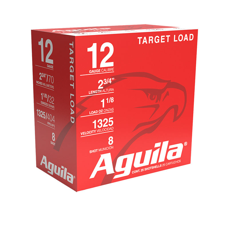 Aguila Competition Sporting Clays High Velocity Shotgun Ammo 12 Gauge 2.75 in 1-1/8 oz #8