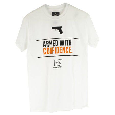 Glock Branded Armed With Confidence Shirt White Medium