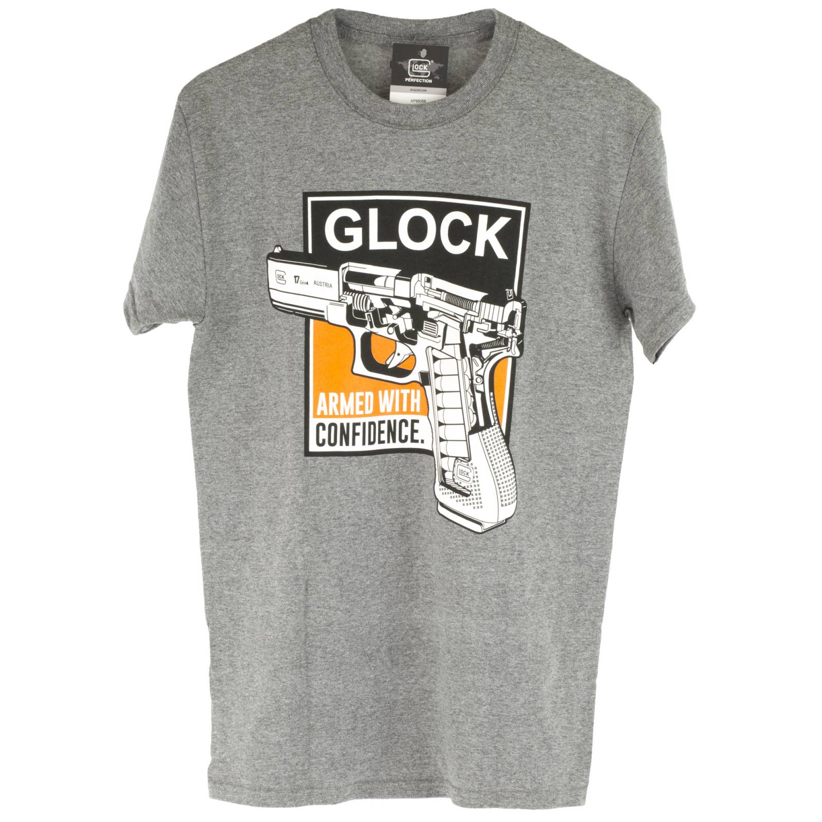 Glock Technical Shirt Grey Small Size