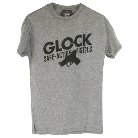 Glock Safe Action Grey X-Large Apparel Tee