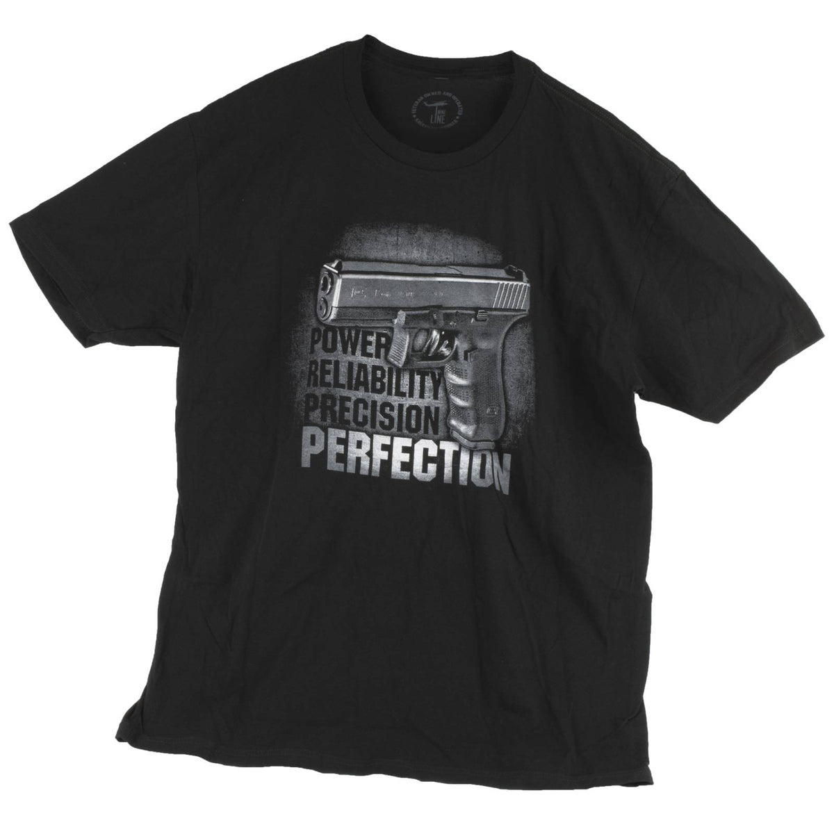 Glock OEM G17 Perfection Black Tee Medium