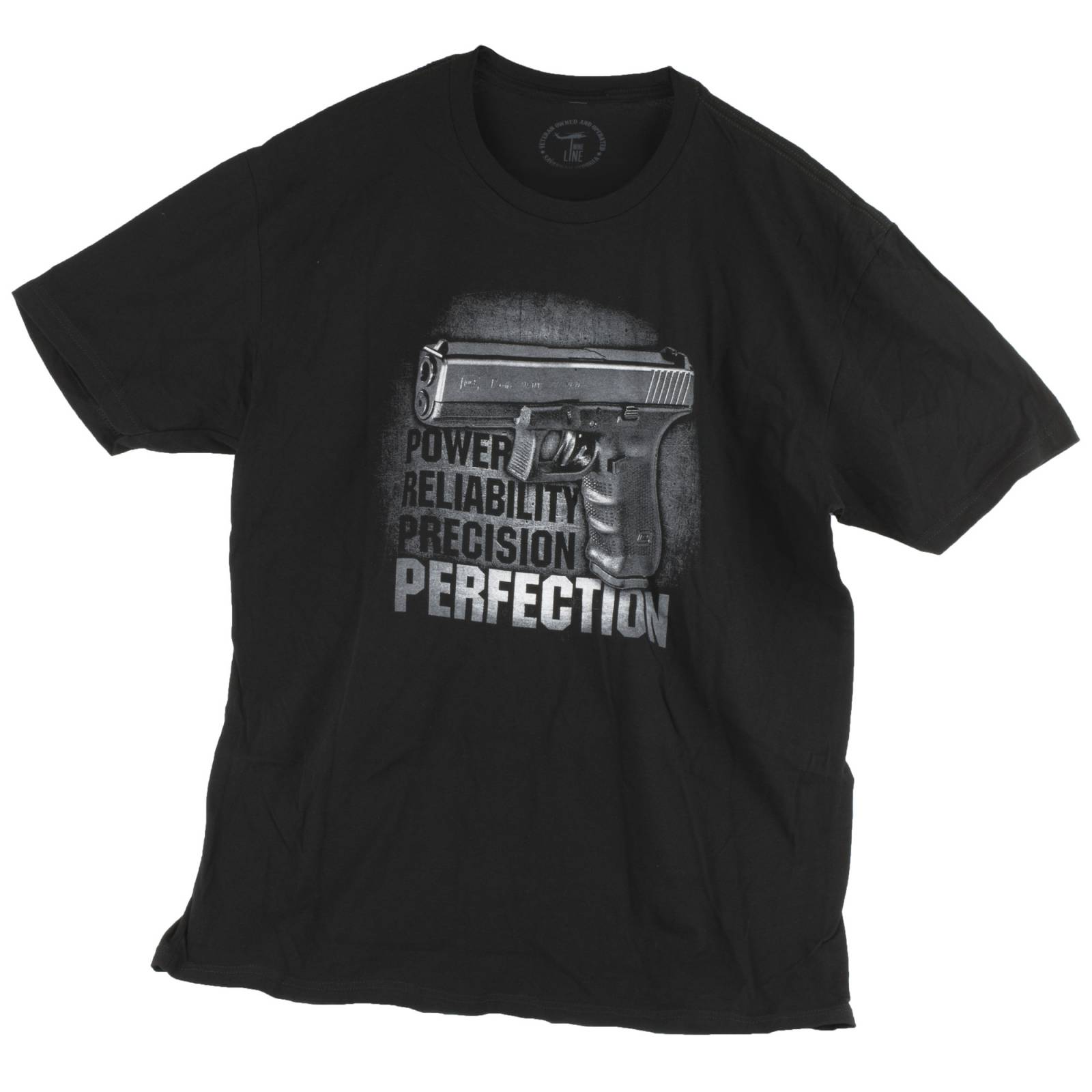Glock OEM G17 Perfection Black Tee Medium