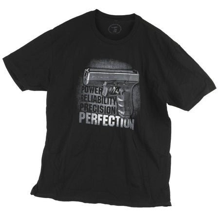 Glock OEM G17 Perfection Black Tee Medium