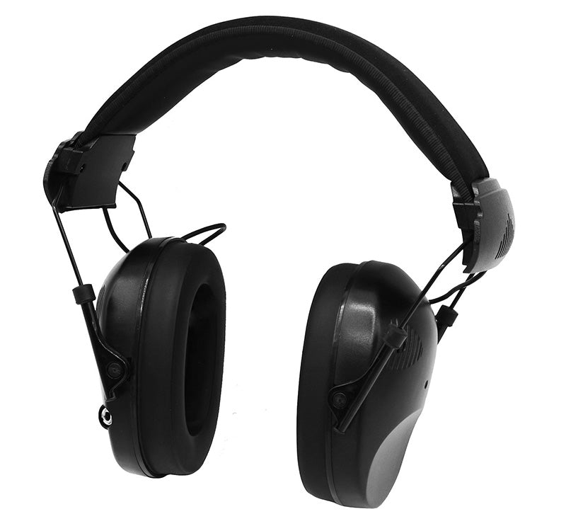 Sport Ridge Compact Elite Electronic Shooting Ear Muffs Black NRR 23