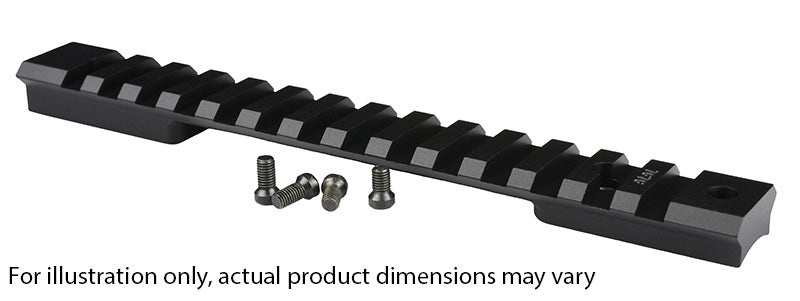 Warne Ruger American Long Action XP Tac Aluminum Picatinny Rail Base