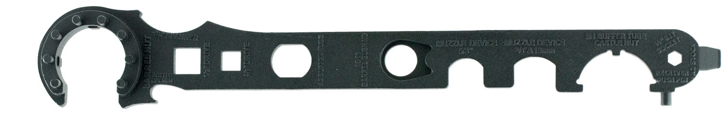NcStar TARW2 AR-15/M4/M16 Armorer's Barrel Wrench Generation 2 Black Steel