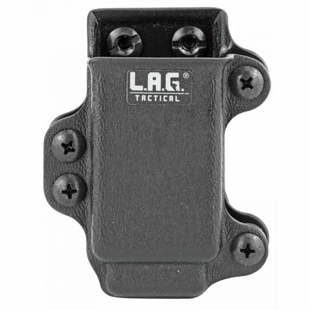 L.A.G. Tactical Lightweight Single Pistol Mag Carrier for Double Stack 9/40 Full Size Magazines