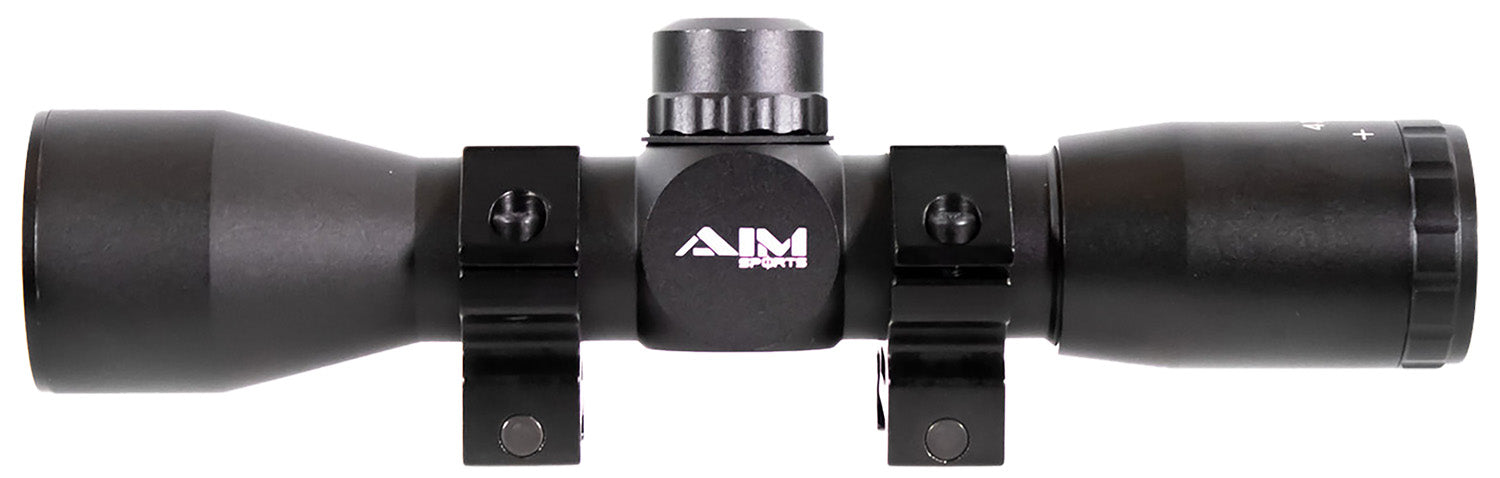 Aim Sports JTM432B 4x32mm Mil-Dot Tactical Compact Riflescope Black Anodized Finish