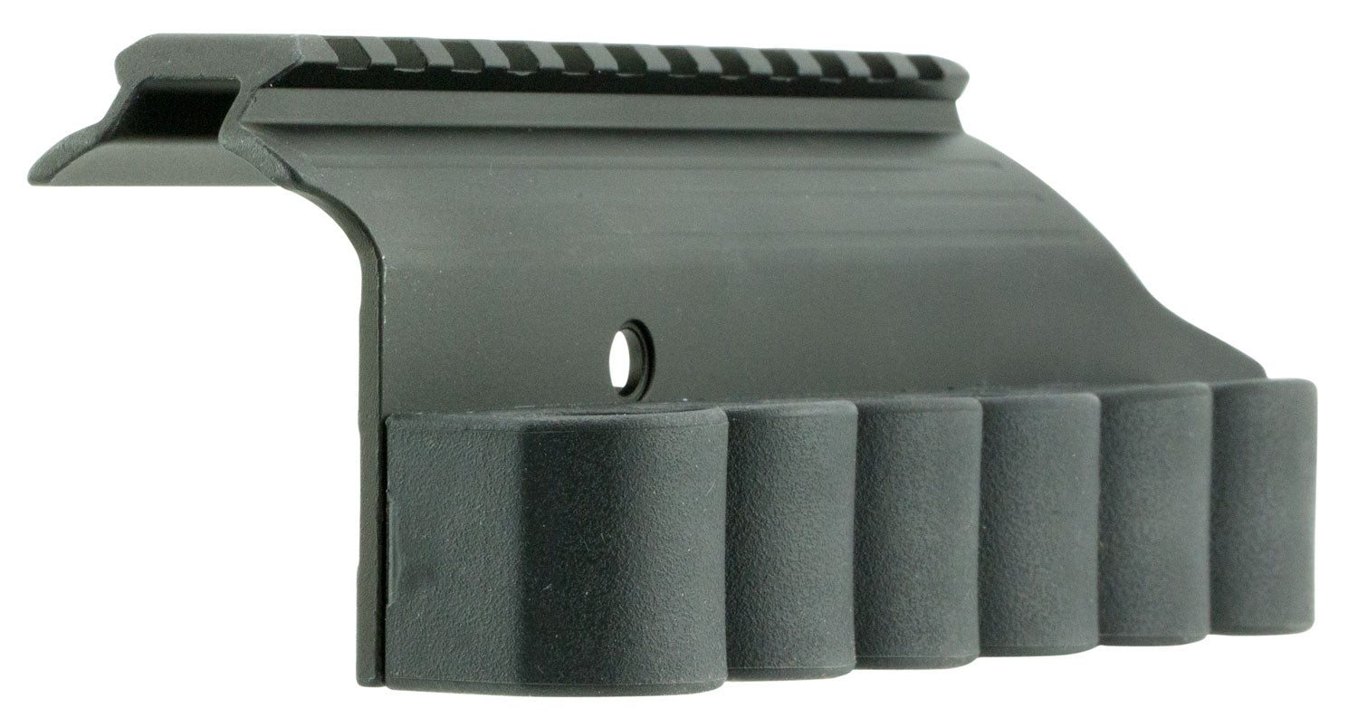 TacStar 1081029 Mossberg 500/590 12 Gauge 6rd SideSaddle Rail Mount Anodized Black Aluminum