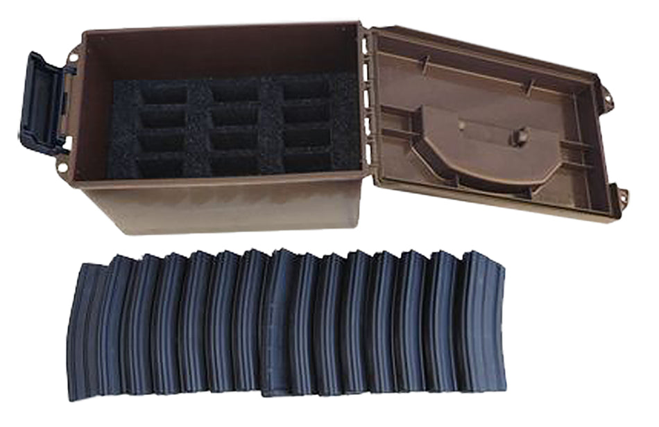 MTM Case-Gard TMC15 5.56x45mm NATO Tactical Mag Can Flat Dark Earth with O-Ring Seal