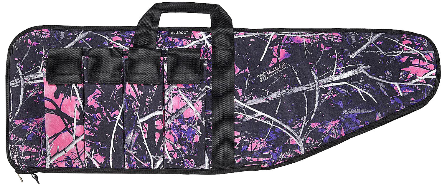 Bulldog MDG1043 Extreme Tactical 43" Muddy Girl Camo Nylon Rifle Case 4 Velcro Mag Pouches