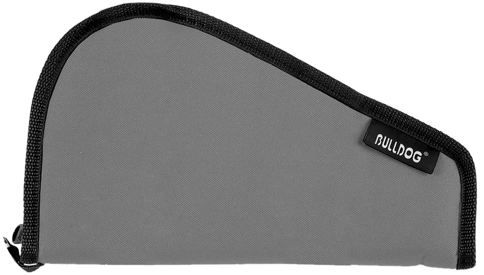 Bulldog BD612 Large Pistol Rug Handgun Case Black/Gray Water-Resistant Nylon