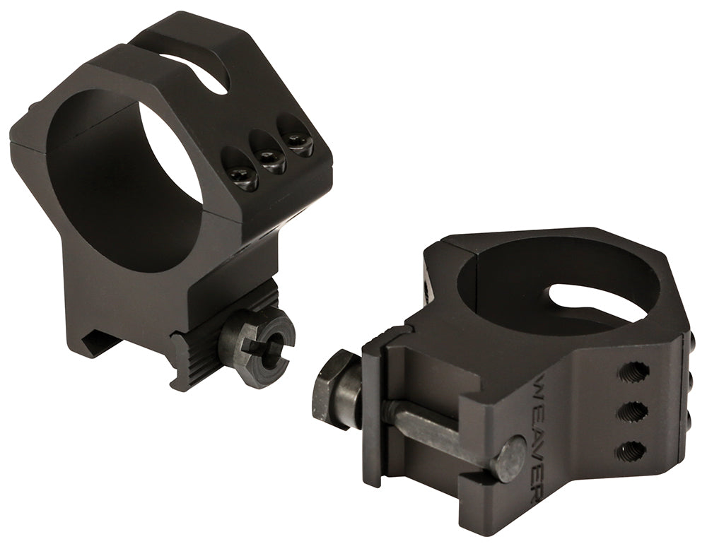 Weaver 99684 Matte Black 34mm High Six-Hole Picatinny Scope Rings