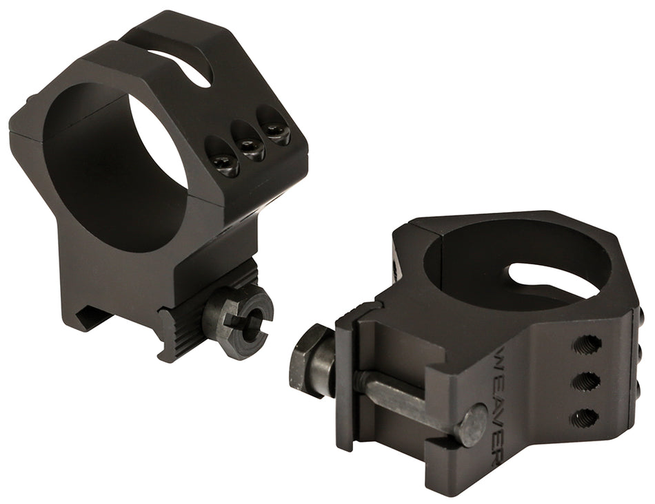 Weaver 99684 Matte Black 34mm High Six-Hole Picatinny Scope Rings