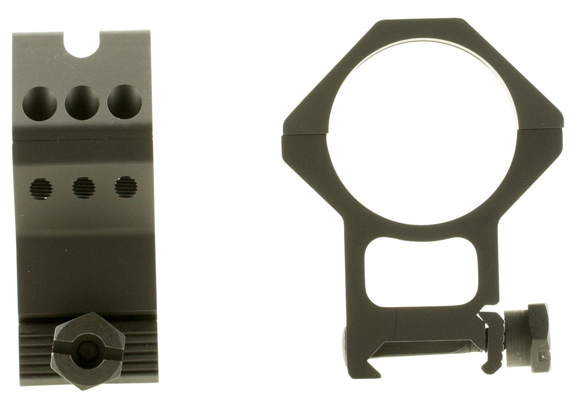 Weaver Six-Hole Skeleton Mount Rings 34mm XX-High Matte Black Finish