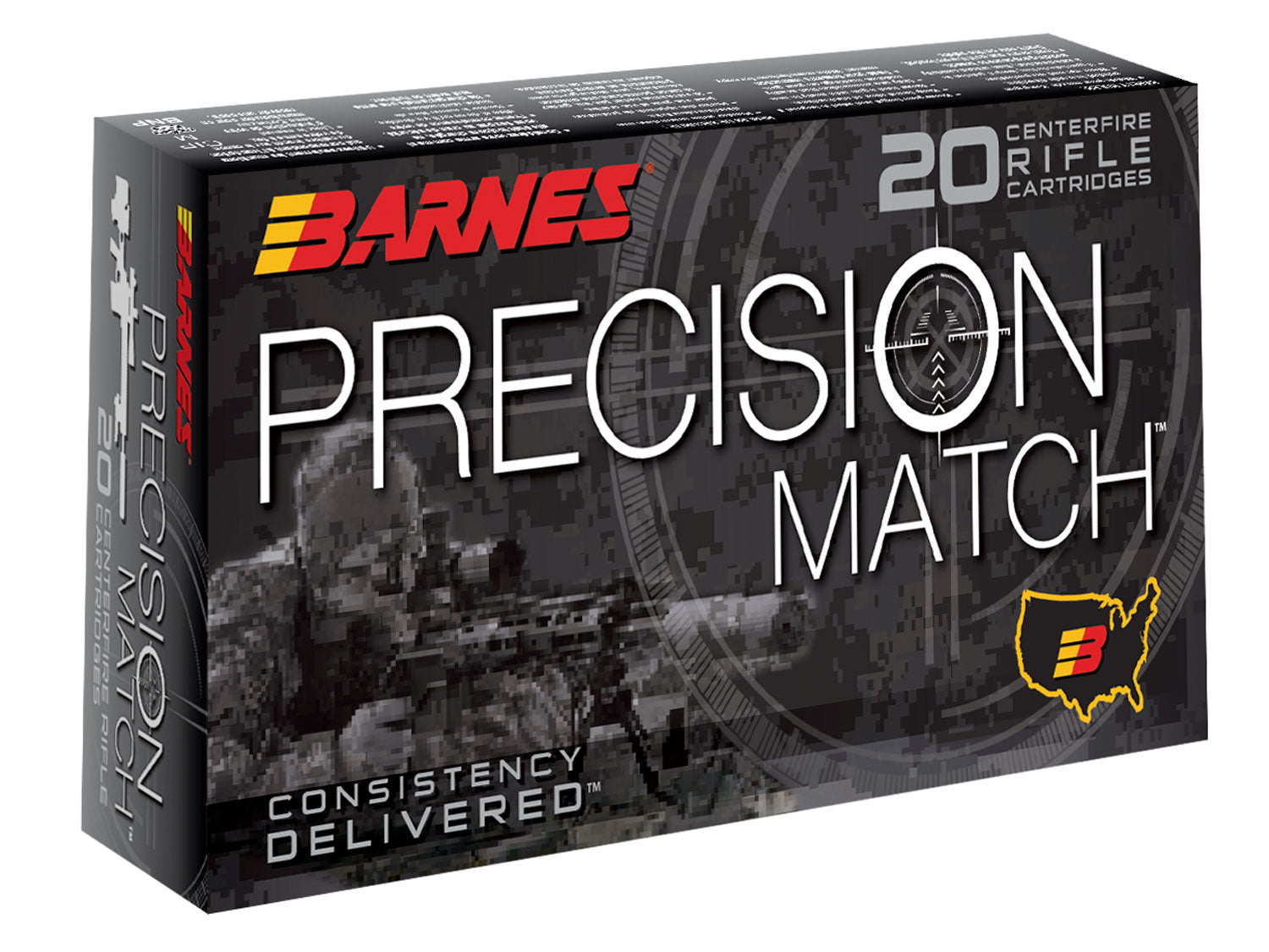 Barnes Precision Match Open Tip Match Boat Tail 175 Grain .308 Win / 7.62x51mm 2600 fps