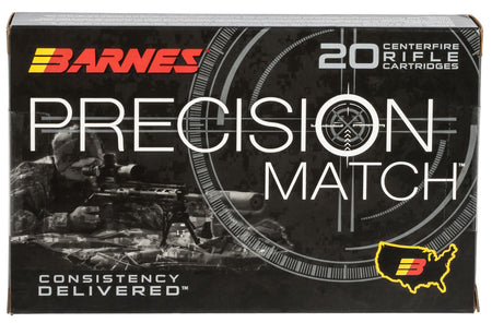 Barnes Precision Match Open Tip Match Boat Tail 300 Grain .338 Lapua Magnum 2600 fps