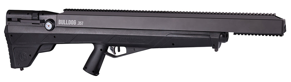 Benjamin BPBD3S Bulldog PCP 357 Cal Air Rifle 4+1 Shot Bullpup Black Stock Reversible Side Lever Bolt