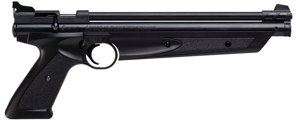Crosman American Classic P1377 .177 Single-Shot Pneumatic Pistol Black Polymer Grip