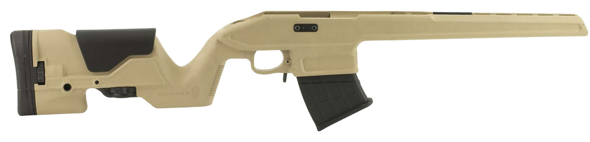 Archangel AA9130DT Fixed Precision Stock with Cheek Riser Desert Tan Synthetic for Mosin Nagant M1891