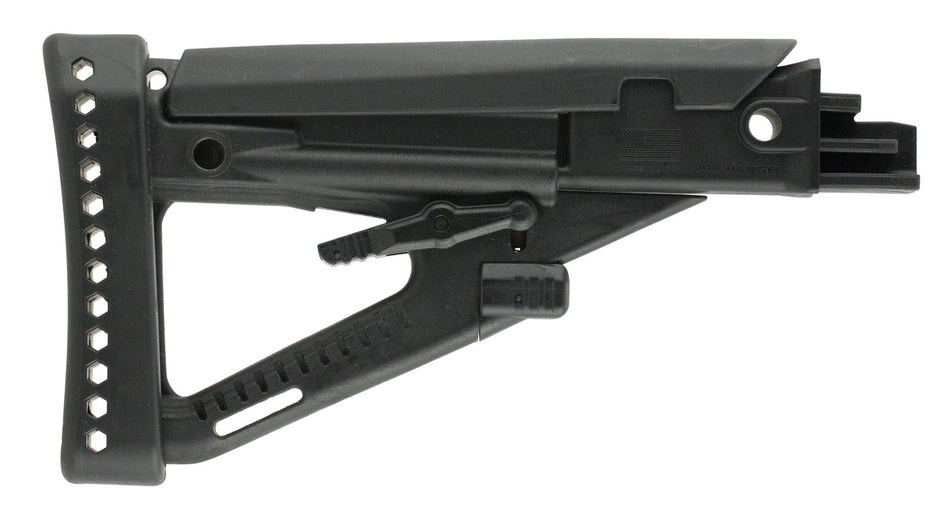 Archangel AA123 OPFOR 4-Position Adjustable AK-Series Buttstock Black Synthetic with Cheek Riser