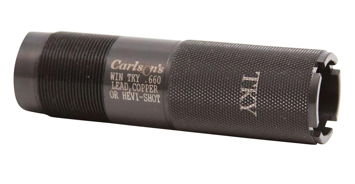 Carlson's 19892 Extended Turkey Choke Winchester Invector 12 Gauge Matte Blue Stainless Steel