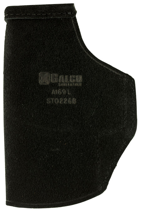 Galco STO226B Stow-N-Go Inside Waistband Black Leather Holster for Glock 19/19X/23, Right Hand