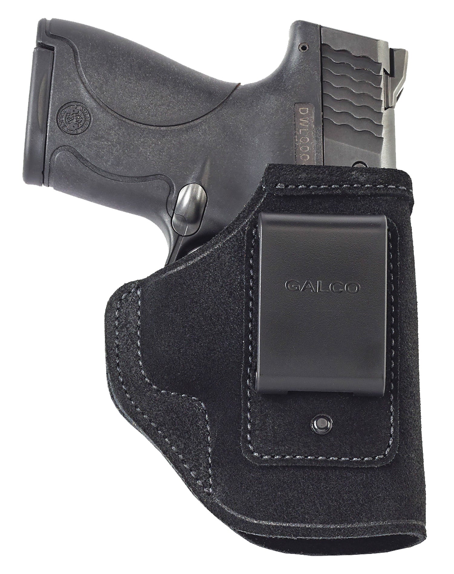 Galco STO266B Stow-N-Go Inside Waistband Black Leather Holster for 1911 4-4.25" Barrel, Right Hand