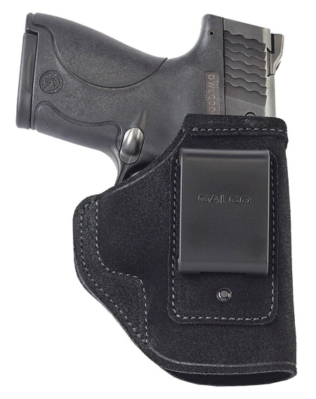 Galco STO266B Stow-N-Go Inside Waistband Black Leather Holster for 1911 4-4.25" Barrel, Right Hand