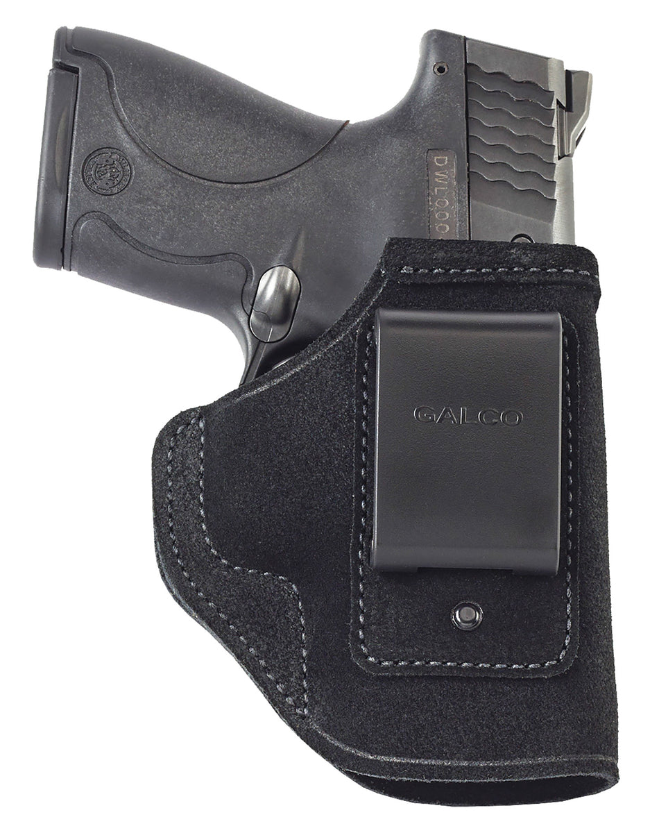 Galco STO266B Stow-N-Go Inside Waistband Black Leather Holster for 1911 4-4.25" Barrel, Right Hand