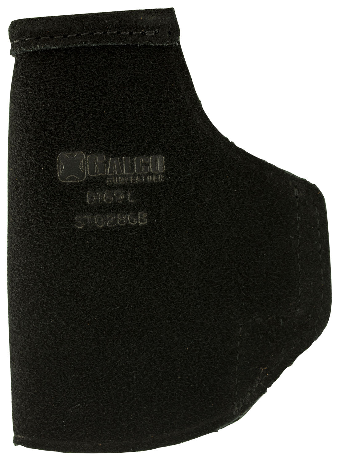 Galco STO286B Stow-N-Go Inside Waistband Black Leather Holster for Glock 26/27/33, Right Hand