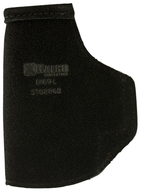 Galco STO286B Stow-N-Go Inside Waistband Black Leather Holster for Glock 26/27/33, Right Hand