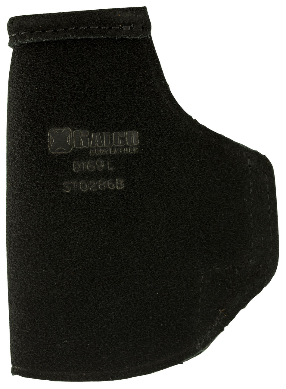 Galco STO286B Stow-N-Go Inside Waistband Black Leather Holster for Glock 26/27/33, Right Hand