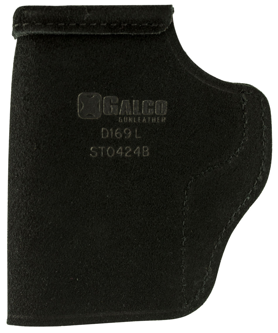 Galco STO424B Stow-N-Go Inside Waistband Black Leather Holster for 1911 3" Barrel, Right Hand